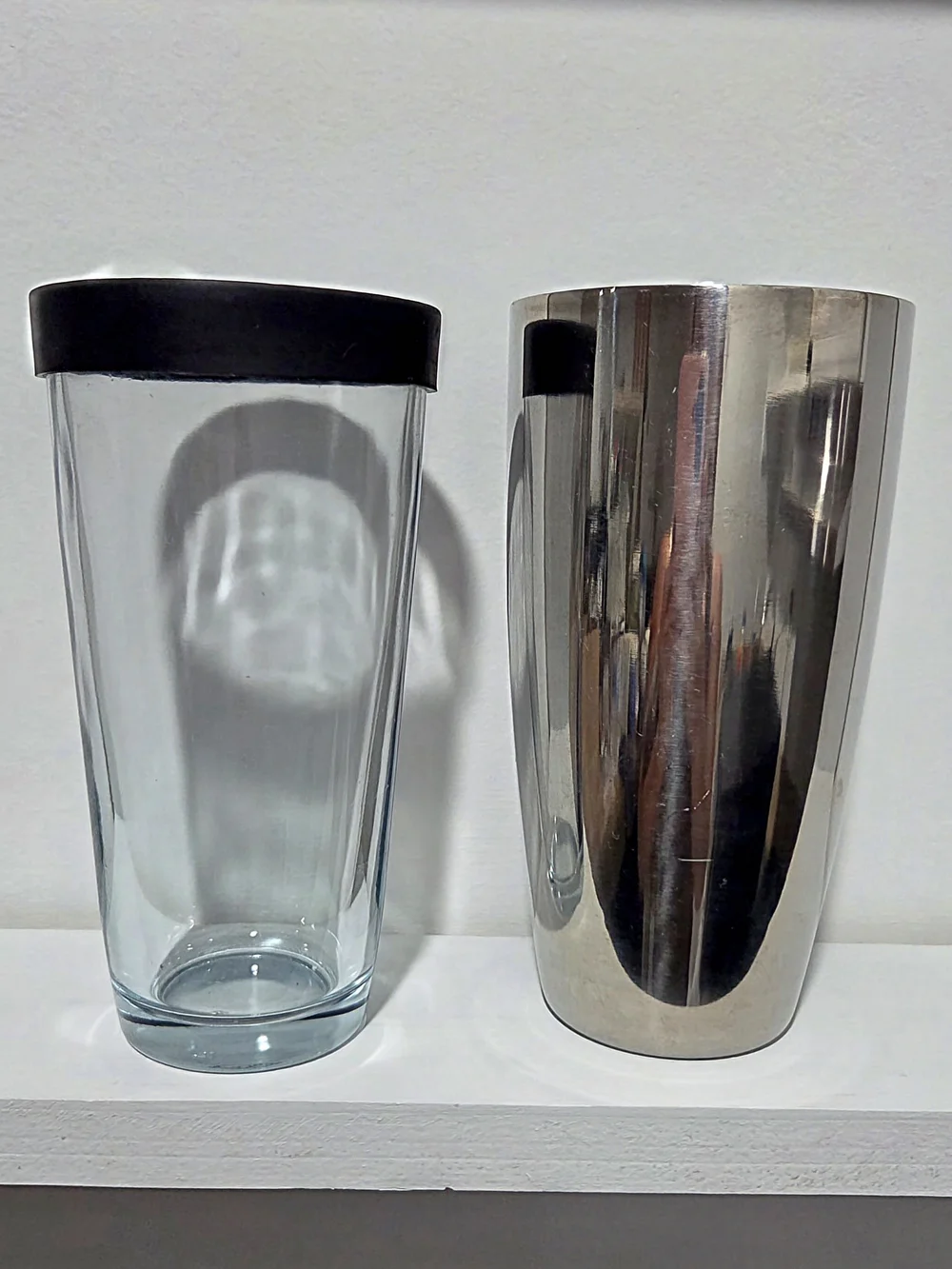 Vintage IKEA Stainless Steel Boston Cocktail Shaker Set